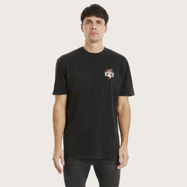 Alcatraz Relaxed T-Shirt Mineral Black