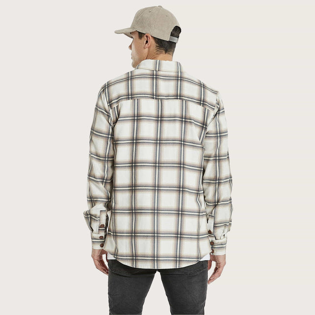 Berkeley Casual Long Sleeve Shirt Blanc Check