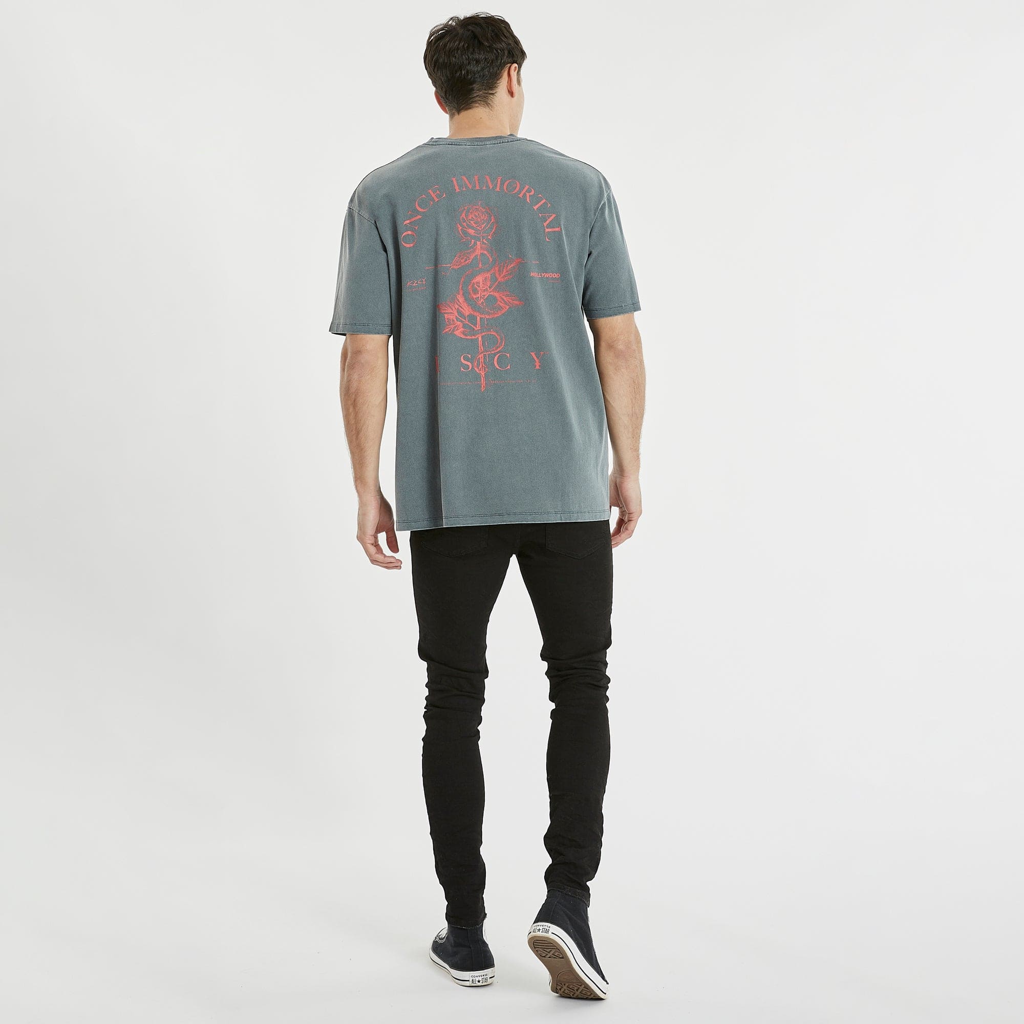 Breaker Box Fit T-Shirt Pigment Carbon