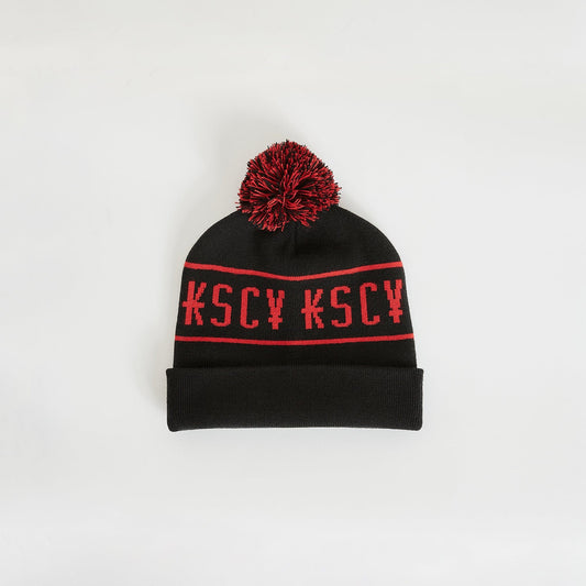 Broadway Beanie Black/Red