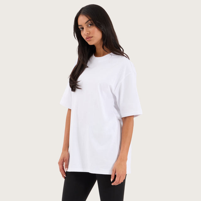 Brooks Heavy Box Fit Tee Optical White