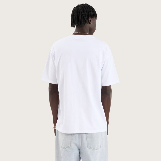 Brooks Heavy Box Fit Tee Optical White