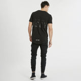 Canton Dual Curved T-Shirt Jet Black