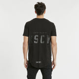 Canton Dual Curved T-Shirt Jet Black