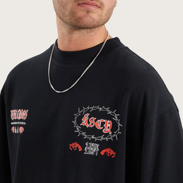 Cascade Heavy Street Fit Tee Anthracite