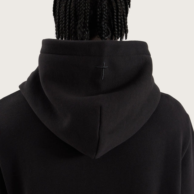 Casper Dual Curved Hoodie Jet Black