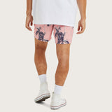 Dante Beach Short Pink/Black Print