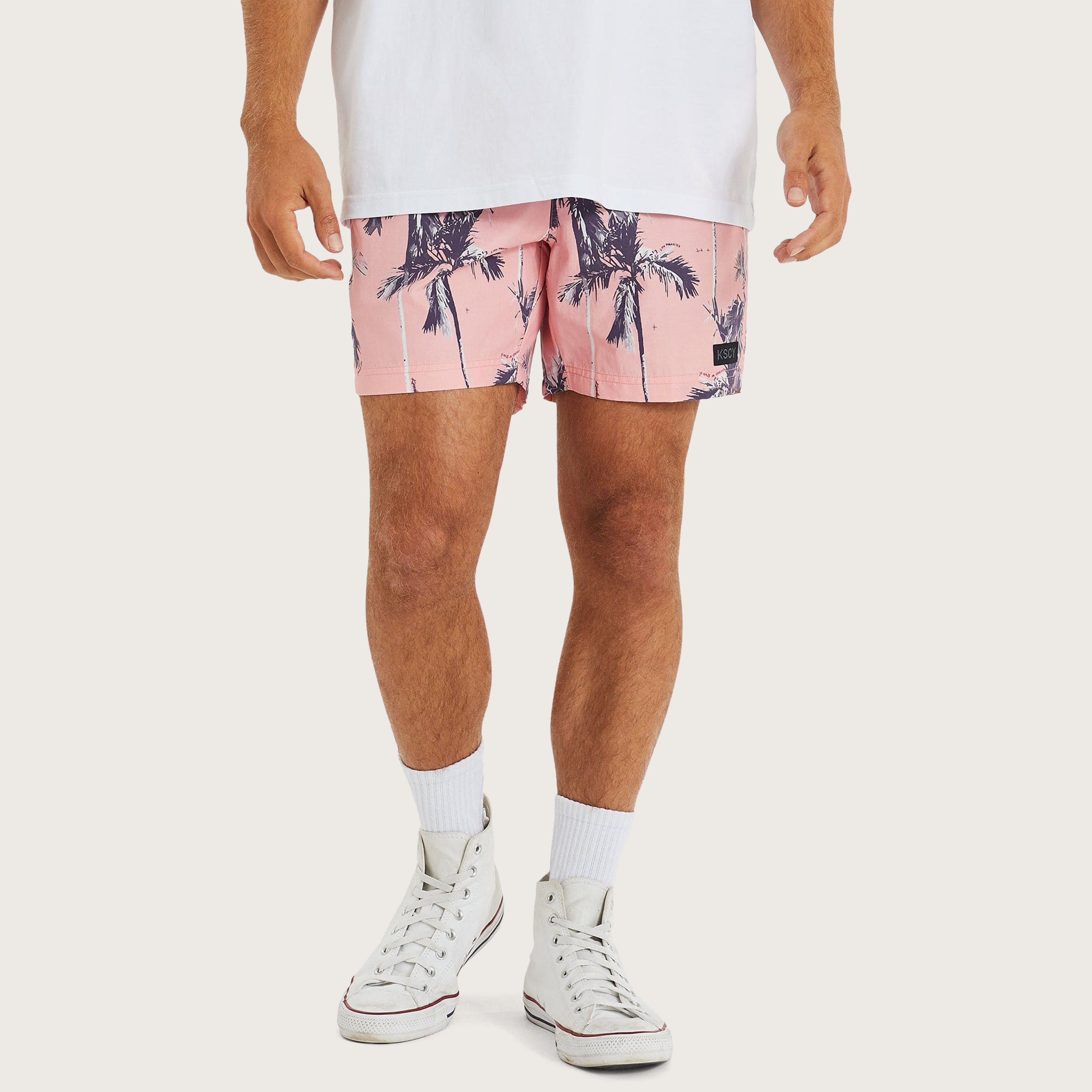 Dante Beach Short Pink/Black Print