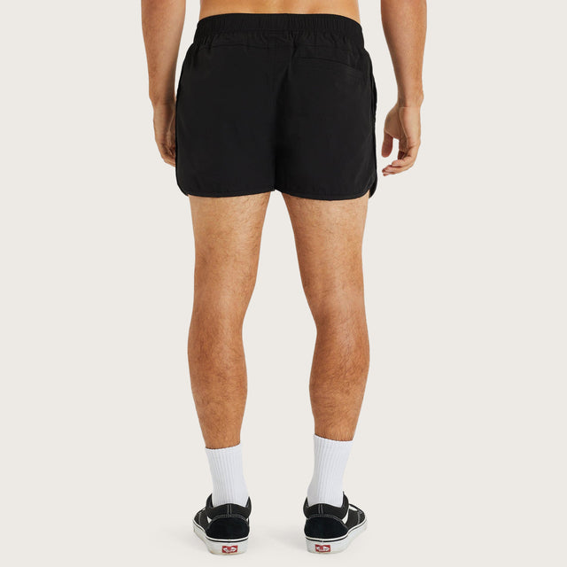 Darkside Runner Shorts Jet Black