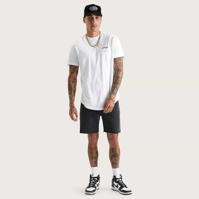 Ecuclid Dual Curved Tee White