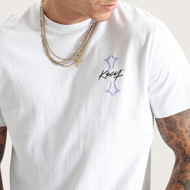 Ecuclid Dual Curved Tee White