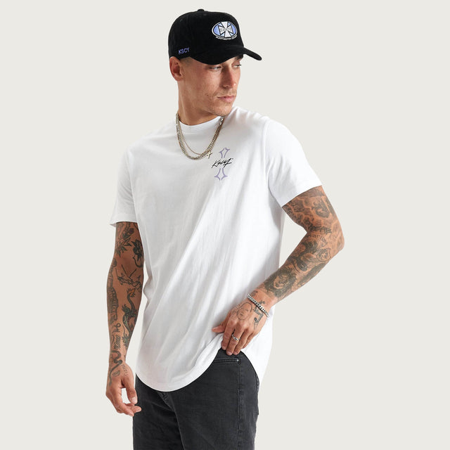 Ecuclid Dual Curved Tee White