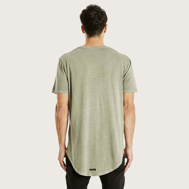 Essentials Dual Curved T-Shirt Pigment Shadow