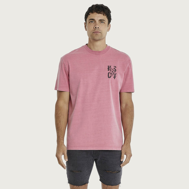 Fatal Romance Heavy Relaxed T-Shirt Pigment Rose