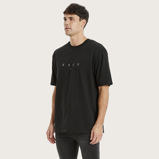 Foxboro Box Fit T-Shirt Jet Black