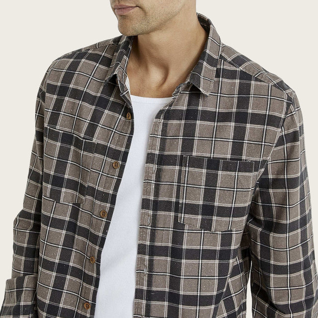 Harlem Standard Long Sleeve Shirt Iron Check