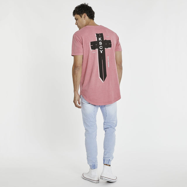 Hollywood Dual Curved T-Shirt Rapture Rose