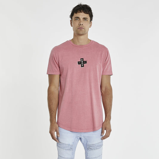Hollywood Dual Curved T-Shirt Rapture Rose