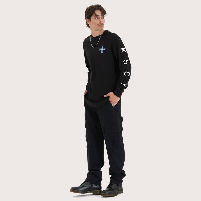 Horizon Heavy LS Tee Jet Black