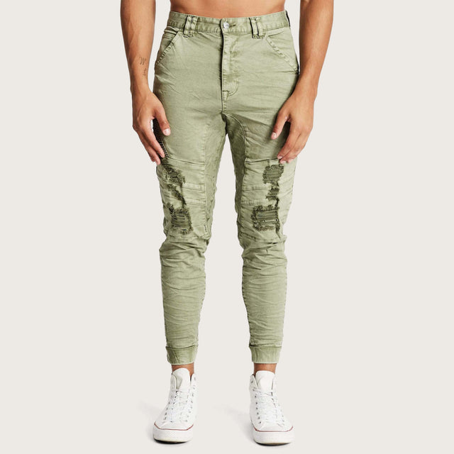 Hydra Denim Jogger Lichen Green