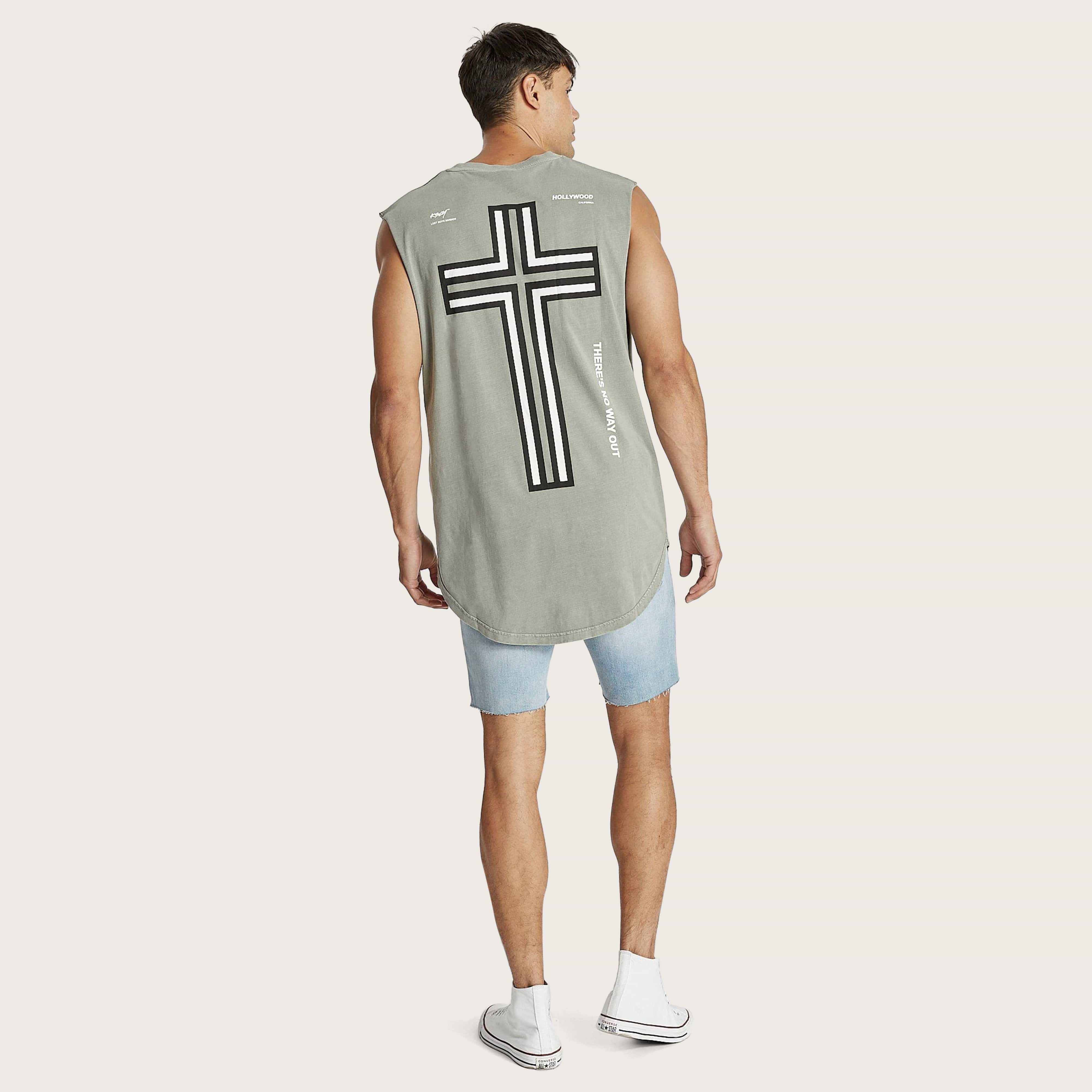 Hypocrit Dual Curved Muscle Tee Pigment Shadow