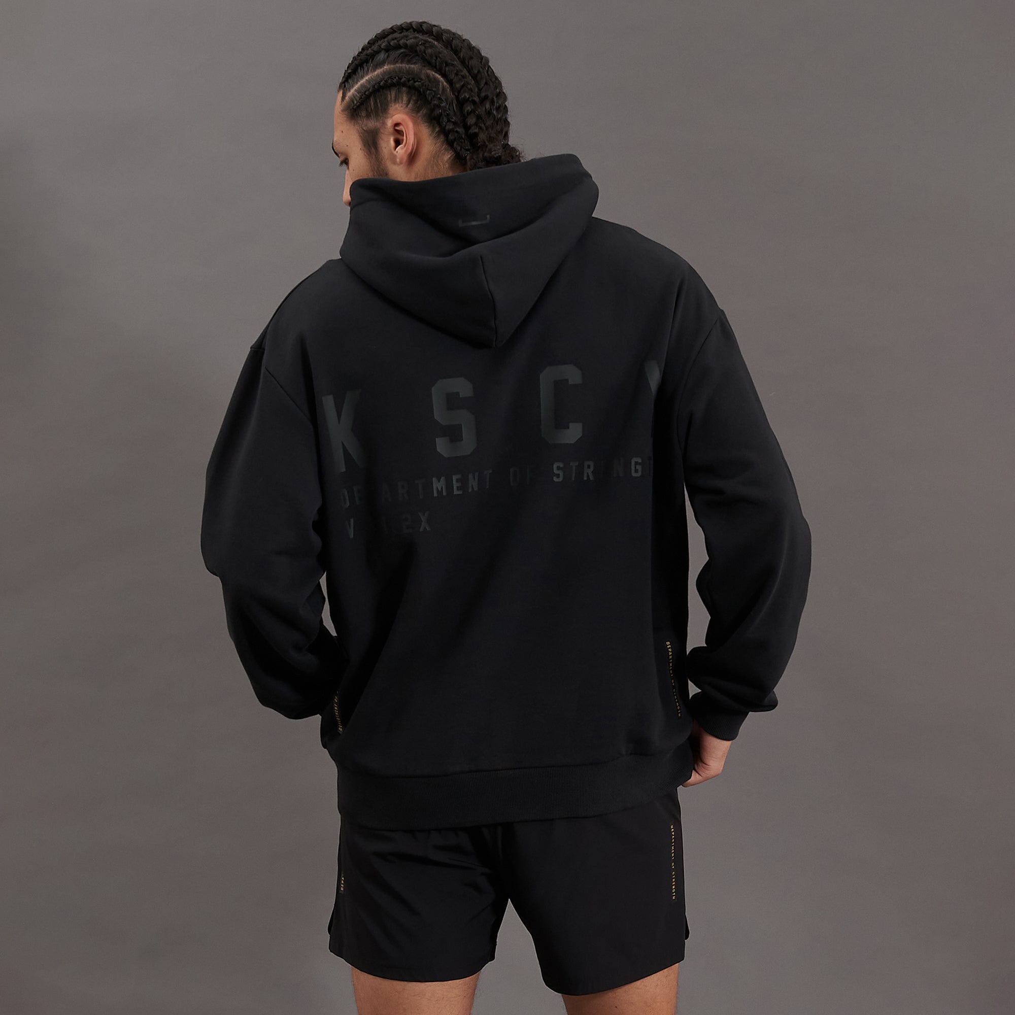 Inversion Relaxed Fit Hoodie Jet Black