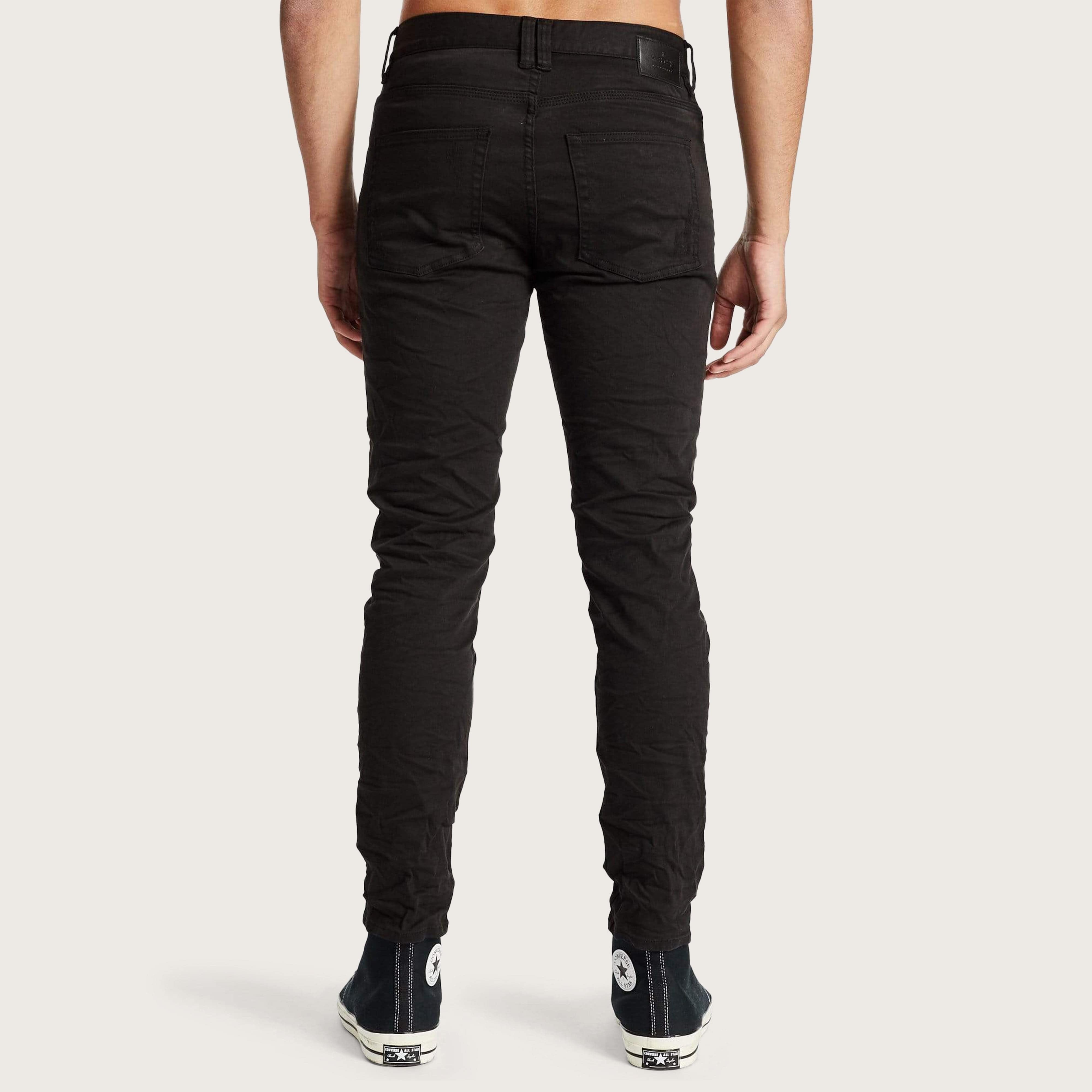 【SCENERITY】22SS★ Black Destroyed Jeans P002 Black Repair – PURPLE BRAND