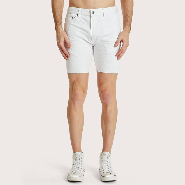 KS2 Denim Shorts White