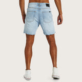 KS5 Slim Denim Shorts Sunbleached Blue