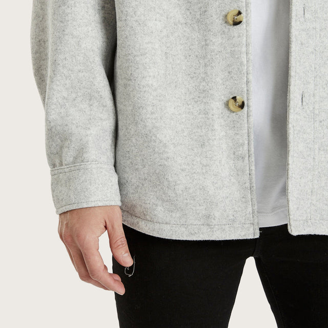 Newport Melton Jacket Grey Marle