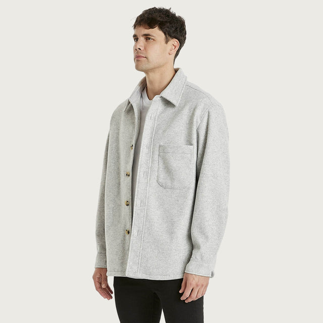 Newport Melton Jacket Grey Marle