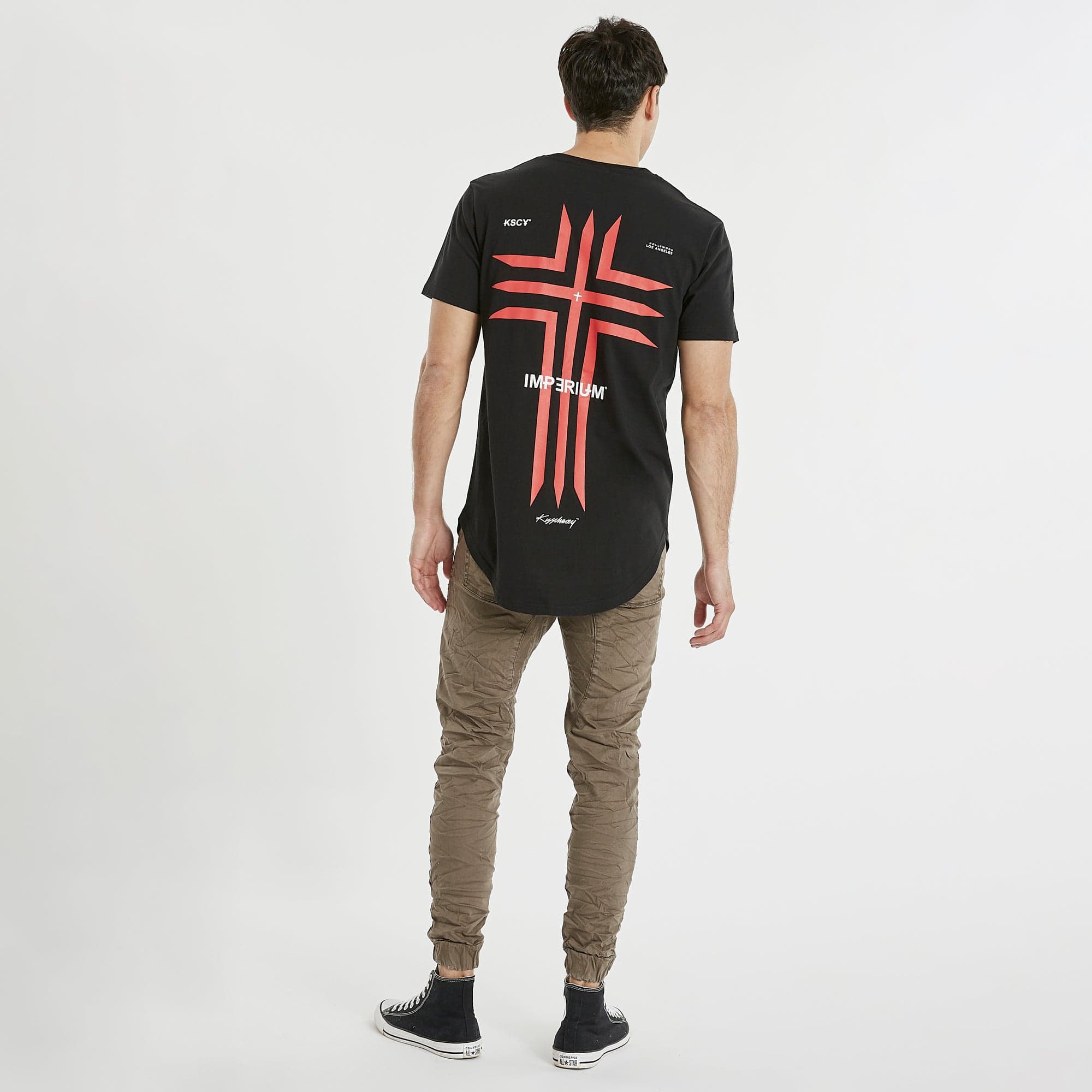 Paseo Dual Curved T-Shirt Jet Black