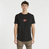 Paseo Dual Curved T-Shirt Jet Black