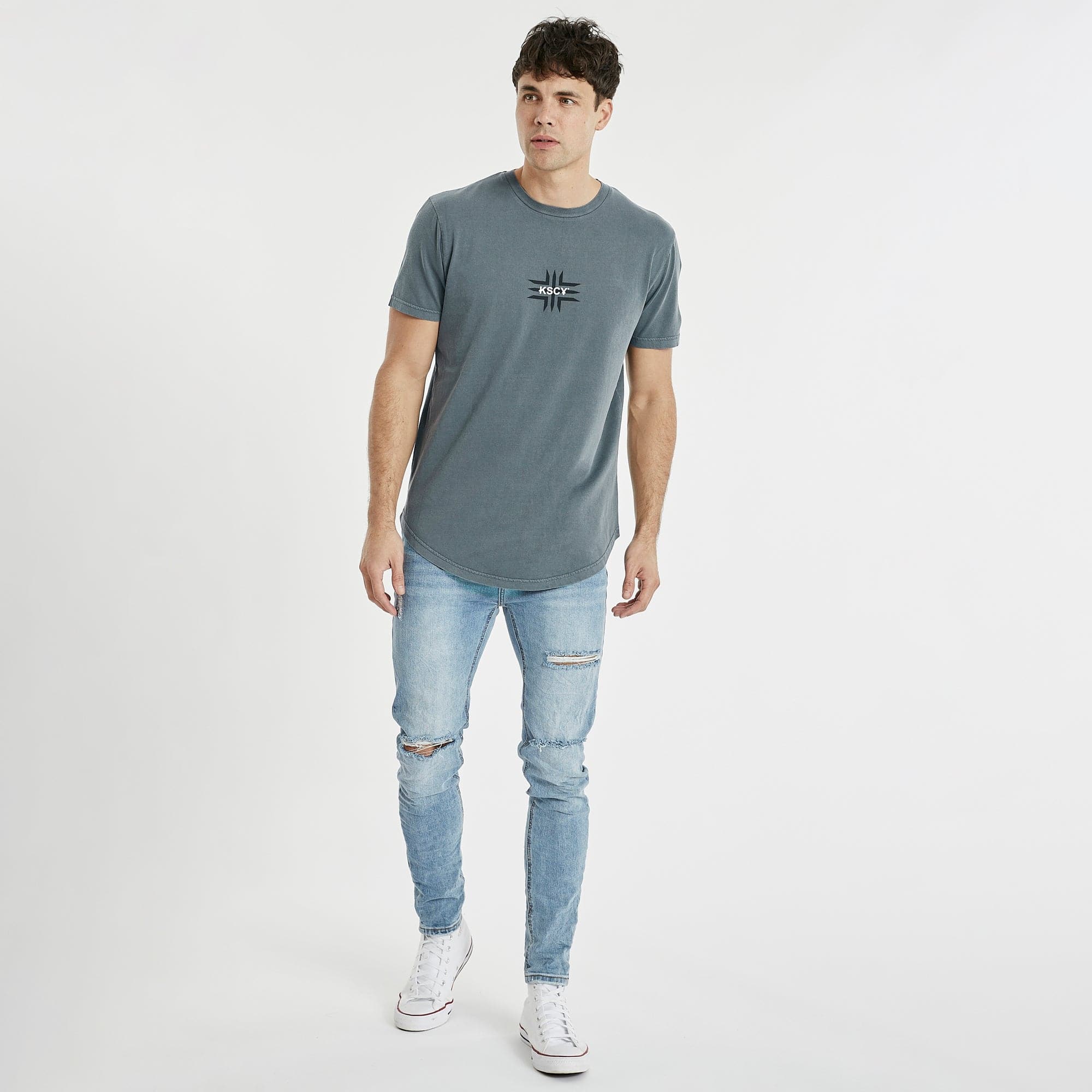 Paseo Dual Curved T-Shirt Pigment Carbon