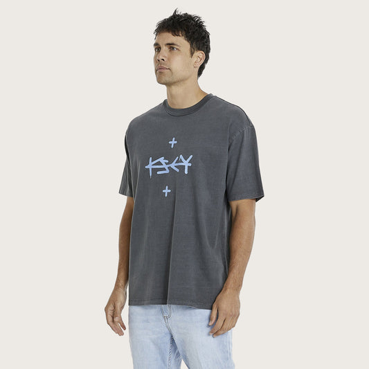 Plateau Heavy Box Fit T-Shirt Pigment Asphalt