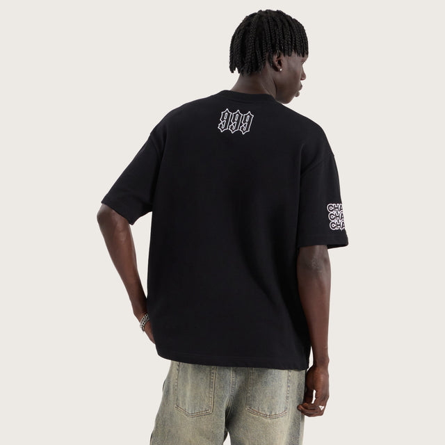 Posse Loopback Street Tee Jet Black