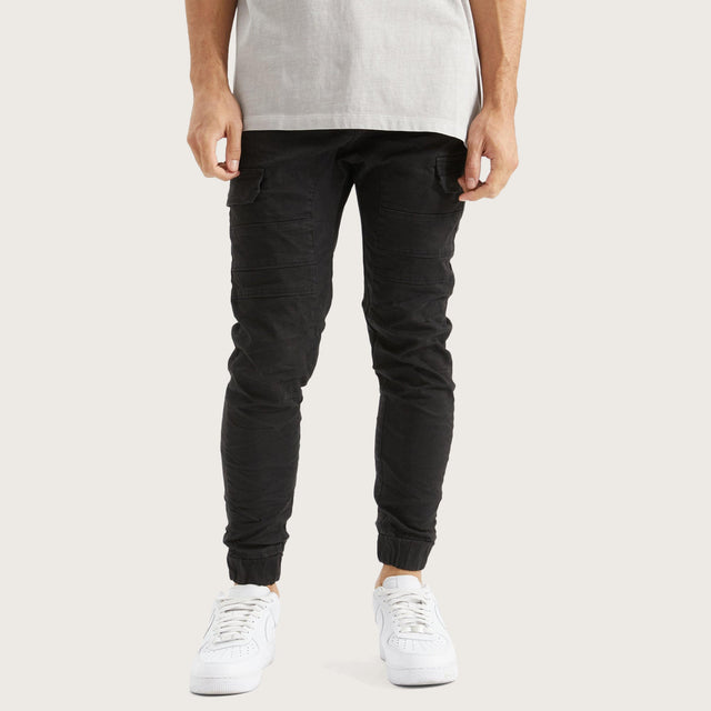 Salem Cargo Jogger Vintage Black