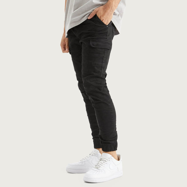 Salem Cargo Jogger Vintage Black