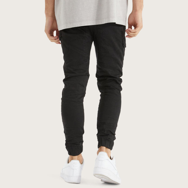 Salem Cargo Jogger Vintage Black