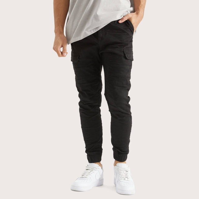 Salem Cargo Jogger Vintage Black