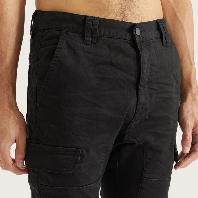 Salem Cargo Jogger Vintage Black