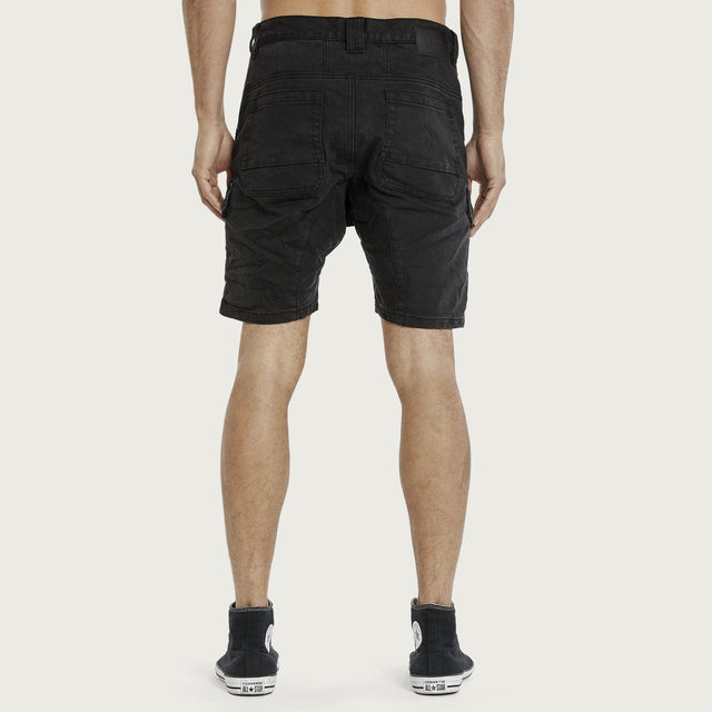 Salem Cargo Short Obsidian Black