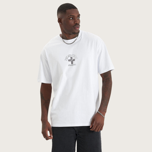 Second Heaven Box Fit T-Shirt Optical White