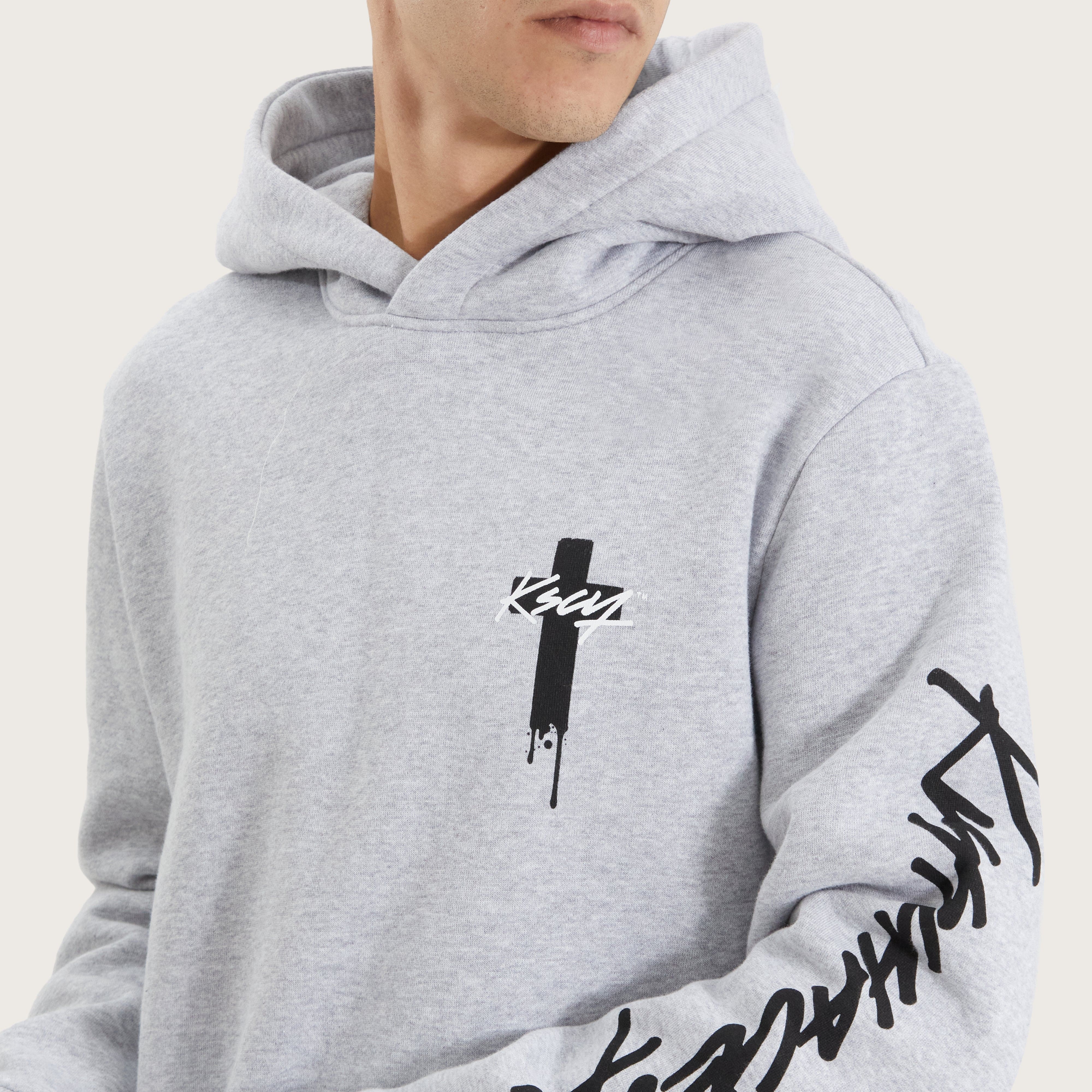KSCY Silverthorne Heavy Hoodie in Grey Marle - Kiss Chacey