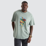 South Box Fit Tee Pigment Slate Grey