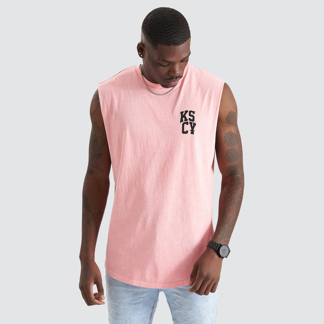 Supreme Dual Curved Muscle Tee Pigment Pink