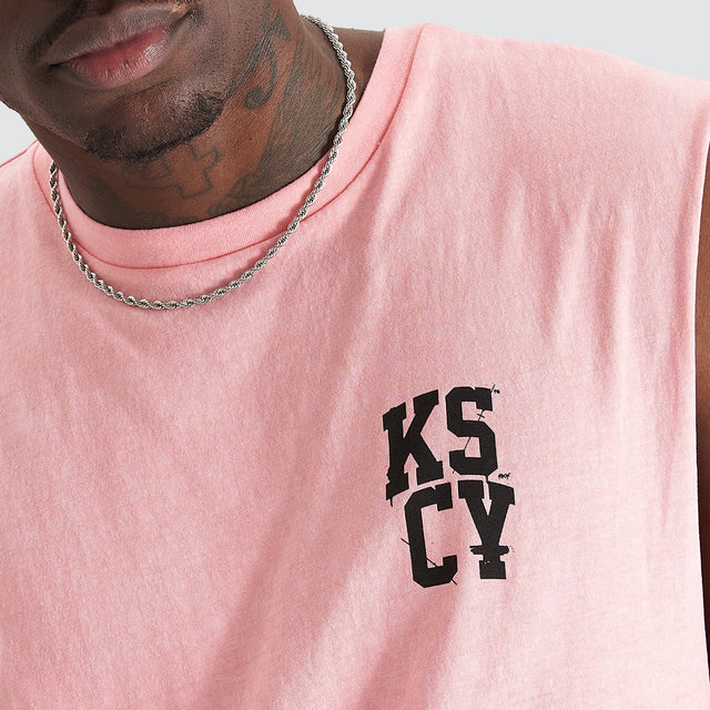 Supreme Dual Curved Muscle Tee Pigment Pink