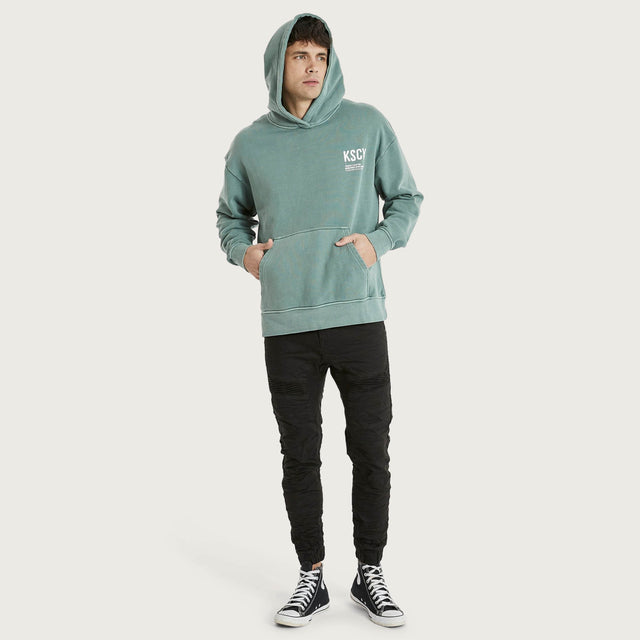 Truxton Relaxed Hoodie Pigment Silver Pine
