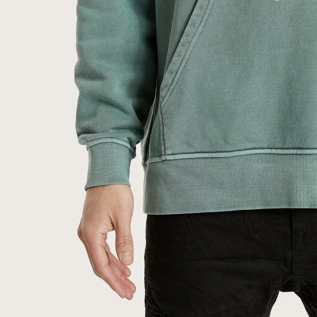 Truxton Relaxed Hoodie Pigment Silver Pine