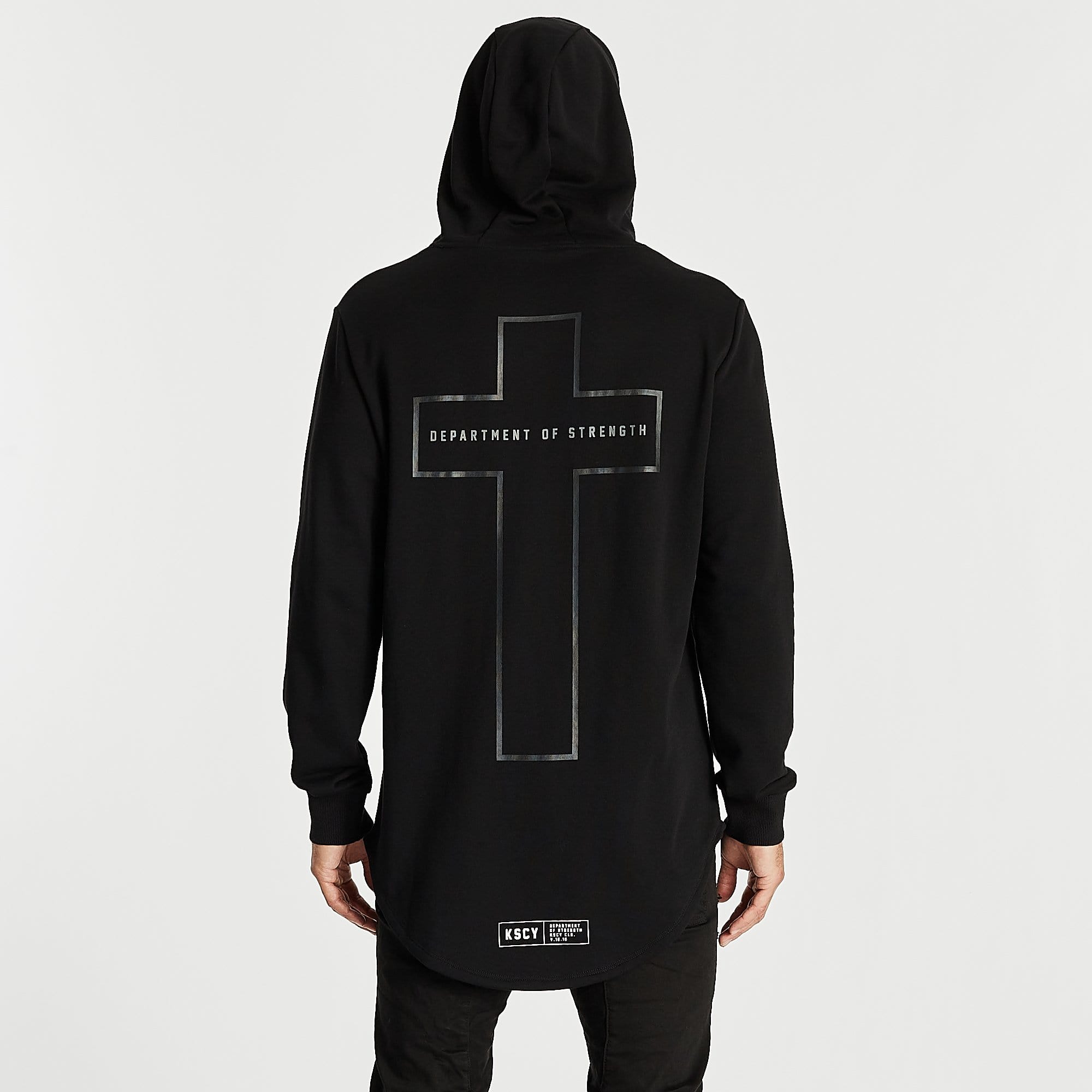 Absent Cape Back Hoodie Jet Black